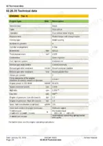 yanmar-v100-wheel-loader-service-manual-specs-49.webp Yanmar V100 technical data table for Deutz TCD 2.9 L4 Tier 4 engine specifications, including oil pressure and belt tension.