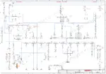 yanmar-v120-wheel-loader-service-manual-wiring-452.webp Yanmar V120 electrical wiring diagram showing power supply, start switch, glow plugs, fuel pump, and engine relay circuits.