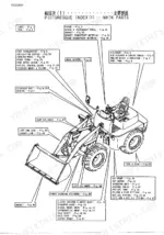 yanmar-v3-3-v4-3-wheel-loader-parts-catalog-0cs10-m38001en-pictorial-index-5.webp Yanmar V3-3, V4-3, V3-3 (US), V4-3 (US), 3TNE84-KAH, 3TNE84T-KAH pictorial index diagram of main parts and components.