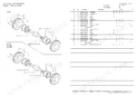 yanmar-v3-5-to-v4-5b-wheel-loader-parts-catalog-0cs10-m38602en-chassis-parts-47.webp Yanmar V3-5, V4-5, V4-5A, V4-5B, 3TNE84-EKAH, 3TNE84T-EKAH, 3TNV84T-XKAH exploded view of tire and disk assembly parts list.