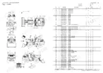 yanmar-v3-5a-to-v5-b-wheel-loader-parts-catalog-0ck20-m39601en-parts-list-10.webp Yanmar V3-5A, V3-5B, V4-5B, V5-B parts list diagram showing machine label locations and corresponding part numbers.