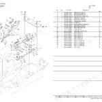 Yanmar V4-6(BR), V4-6 (BR) exploded view diagram and parts list for engine mount assembly components.