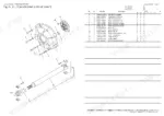 yanmar-v4-6-wheel-loader-parts-catalog-0cs10-m53402en-drivetrain-parts-33.webp Yanmar V4-6 exploded view of clutch housing, damper disk, and propeller shaft assembly with parts list table.