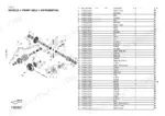 yanmar-v7-wheel-loader-parts-catalog-cp547enwl00100-drivetrain-parts-46.webp Yanmar V7 front axle differential exploded view diagram and parts list with reference numbers and descriptions.