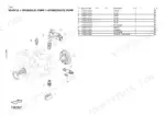 yanmar-v7-wheel-loader-parts-catalog-cp547enwl00100-hydraulic-parts-75.webp Yanmar V7 hydrostatic pump exploded view diagram with parts list including valves, gaskets, solenoid, and gear pump.