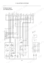 yanmar-v7-wheel-loader-service-manual-mm547enwl00101-wiring-188.webp Yanmar V7, WHEEL LOADER, electric system wiring diagram for the steering column, including connector pinouts.