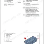 Yanmar V70S service manual page for removing and installing the lubricating oil pan with exploded view diagram.