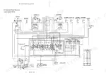 yanmar-vi035-6a-excavator-service-manual-0bkb3-u00100-hydraulic-38.webp Yanmar ViO35-6A hydraulic circuit schematic showing travel motors, cylinders, pilot valves, and relief valve pressure settings.