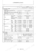 yanmar-vi035-6a-excavator-service-manual-0bkb3-u00100-specs-20.webp Yanmar ViO35-6A technical data table showing machine performance, blade specs, contact pressure, mass, and hydraulic system.