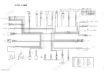 yanmar-vio10-2-crawler-back-hoe-parts-catalog-000y00s4290-wiring-3.webp Yanmar Vio10-2 wiring diagram showing electrical circuits for starting switch, glow relay, fuel pump, and indicator lamps.