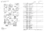 yanmar-vio15-2-crawler-back-hoe-parts-catalog-0ck10-m37902en-parts-list-10.webp Yanmar Vio15-2 parts list diagram showing locations of safety, warning, and operation labels on the excavator body.