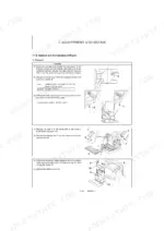 yanmar-vio15-2-excavator-service-manual-procedures-261.webp Yanmar ViO15-2 engine removal procedure showing hydraulic oil and coolant drainage, panel removal, and battery disconnection.