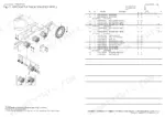 yanmar-vio15-2a-crawler-excavator-parts-catalog-0cs10-m46001en-chassis-parts-28.webp Yanmar VIO15-2A exploded view of sprocket and track roller assembly with parts list and component identifiers.