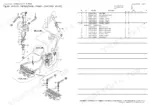 yanmar-vio15-2a-crawler-excavator-parts-catalog-0cs10-m46001en-hydraulic-piping-78.webp Yanmar VIO15-2A hydraulic oil piping diagram showing tank, pump, and control valve connections with parts list table.