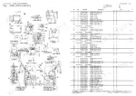 yanmar-vio15-2a-crawler-excavator-parts-catalog-0cs10-m46001en-parts-list-10.webp Yanmar VIO15-2A ROPS canopy label and accessory parts list diagram showing decal placement locations on the excavator.