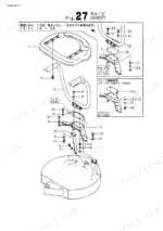 yanmar-vio20-1-crawler-back-hoe-parts-catalog-y00k3472-hydraulic-parts-70.webp Yanmar VIO20-1 exploded view diagram of the canopy assembly, including bonnet, mounting brackets, and hardware components.