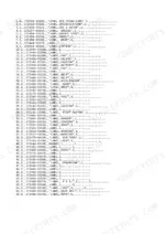 Yanmar Vio20-3 parts list table detailing decal and safety label part numbers and descriptions.