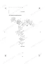 yanmar-vio23-6-mini-excavator-service-manual-mmb57-en-exploded-view-114.webp Yanmar ViO23-6 exploded view diagram of engine crankshaft, camshaft, piston, and oil pan components.