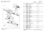 yanmar-vio25-6a-excavator-crawler-back-hoe-parts-catalog-0ck50-m00040en-hydraulic-parts-102.webp Yanmar VIO25-6A hydraulic pump exploded view diagram and parts list with component reference numbers.