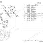 Yanmar ViO27-3 parts catalog — engine mount parts diagram