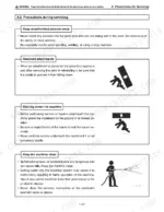 yanmar-vio27-5-vio35-5-excavator-operator-manual-172a46-07310-controls-35.webp Yanmar VIO27-5, VIO35-5 service manual page covering safety precautions for servicing, attachments, and machine cleaning.