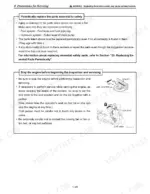 yanmar-vio27-5-vio35-5-excavator-operator-manual-172a46-07310-exploded-view-34.webp Yanmar VIO27-5, VIO35-5 service manual page covering safety precautions for servicing, engine shutdown, and lock lever operation.