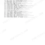 Yanmar ViO30-1 parts list for exhaust extension, muffler cover, and air cleaner assembly components.