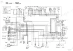 yanmar-vio30-1-crawler-backhoe-parts-catalog-y00k3433-wiring-4.webp Yanmar ViO30-1 standard wiring diagram showing electrical connections for lights, switches, fuses, and engine components.