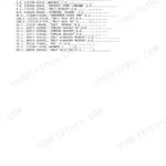 Yanmar VIO30-PR, VIO30-CR parts list for engine mounts, shock absorbers, and hardware with part numbers and quantities.