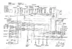 yanmar-vio30-pr-vio30-cr-crawler-backhoe-parts-catalog-000y00k2922-wiring-18.webp Yanmar VIO30-PR, VIO30-CR standard specification electrical wiring diagram showing fuse box, switches, and components.