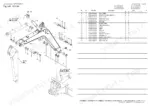 yanmar-vio35-3-crawler-back-hoe-excavator-parts-catalog-0ck10-m40002en-boom-parts-181.webp Yanmar Vio35-3 exploded view of boom assembly, including arm cylinder, swing cylinder, pins, shims, and hardware parts list.