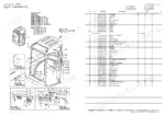 yanmar-vio35-3-crawler-back-hoe-excavator-parts-catalog-0ck10-m40002en-cab-parts-104.webp Yanmar Vio35-3 cabin body exploded view diagram and parts list for assembly components, seals, and hardware.