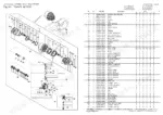 yanmar-vio35-3-crawler-back-hoe-excavator-parts-catalog-0ck10-m40002en-drivetrain-parts-128.webp Yanmar Vio35-3 travel motor exploded view diagram and parts list with component numbers and descriptions.