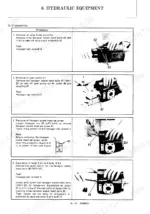 yanmar-vio40-1-excavator-service-manual-42399010-exploded-view-218.webp Yanmar ViO40-1 hydraulic equipment disassembly procedure for valve block, gear pump, and body kit separation.