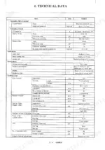 yanmar-vio40-1-excavator-service-manual-42399010-specs-20.webp Yanmar ViO40-1 technical data table for hydraulic, swing device, and undercarriage specifications.