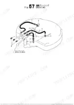 yanmar-vio40-tw-mini-excavator-parts-catalog-y00k3340-boom-parts-130.webp Yanmar VIO40-TW exploded view diagram of remote greasing system components and swing cylinder lubrication lines.