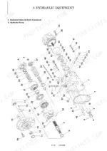 yanmar-vio45-5-vio55-5-excavator-service-manual-exploded-view-200.webp Yanmar ViO45-5, ViO55-5 exploded view diagram of the hydraulic pump assembly with numbered parts list.