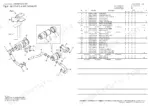 Yanmar Vio45-5B muffler and air cleaner exploded view diagram and parts list with component reference numbers.