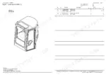 yanmar-vio45-6a-excavator-crawler-back-hoe-parts-catalog-0cs10-m59200en-cab-parts-121.webp Yanmar VIO45-6A cabin assembly exploded view diagram and parts list including window labels and clips.