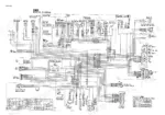 yanmar-vio50-1-crawler-backhoe-parts-catalog-y00k3493-wiring-16.webp Yanmar VIO50-1 electrical wiring diagram showing cabin components, battery, starter motor, alternator, and fuse box.