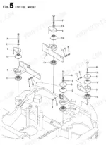 yanmar-vio50-2-crawler-backhoe-excavator-parts-catalog-000y00s4160-engine-parts-21.webp Yanmar Vio50-2, Vio50-2 (EP), 4TNE88-EBVC exploded view diagram of engine mount assembly and hardware components.