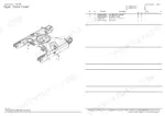 yanmar-vio50-6a-excavator-crawler-back-hoe-parts-catalog-0ck50-m01380en-chassis-parts-81.webp Yanmar VIO50-6A track frame exploded view diagram and parts list including frame assembly, cover, bolt, and grommet.