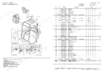 yanmar-vio55-5-excavator-crawler-back-hoe-parts-catalog-0cs10-m46903en-cab-parts-63.webp Yanmar Vio55-5 cabin body exploded view diagram and parts list including glass, seals, and mirror components.