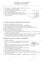 yanmar-vio57-6b-excavator-service-manual-mmb35enma00101-system-diagram-7.webp Yanmar ViO57-6B, Vi057-6B maintenance cautions for hydraulic equipment, piping installation, and sealing tape application.
