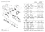 yanmar-vio70-crawler-back-hoe-parts-catalog-0ck10-m33003en-drivetrain-parts-51.webp Yanmar VIO70 exploded view parts diagram and list for sprocket and roller assembly components.