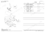 yanmar-vio75-a-excavator-crawler-back-hoe-parts-catalog-0cs10-m43501en-engine-parts-17.webp Yanmar Vio75-A exploded view diagram and parts list for the engine muffler assembly, including exhaust pipe and glass wool.