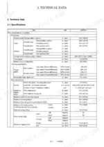 yanmar-vio75-a-excavator-service-manual-0bkb3-g75000-specs-27.webp Yanmar ViO75-A technical data table showing machine dimensions, traveling performance, and work performance specifications.