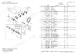 yanmar-vio75-c-excavator-crawler-back-hoe-parts-catalog-0cs10-m53500en-chassis-parts-34.webp Yanmar VIO75-C parts list and exploded view diagram of the traveling sprocket and roller assembly components.