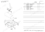 yanmar-vio75-c-excavator-crawler-back-hoe-parts-catalog-0cs10-m53500en-engine-parts-13.webp Yanmar VIO75-C muffler exploded view diagram and parts list including exhaust pipe, manifold cover, and mounting hardware.