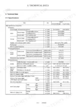 yanmar-vio75-vig3-excavator-service-manual-specs-21.webp Yanmar ViO75, ViG3 technical data table listing machine dimensions, traveling performance, and work performance specifications.